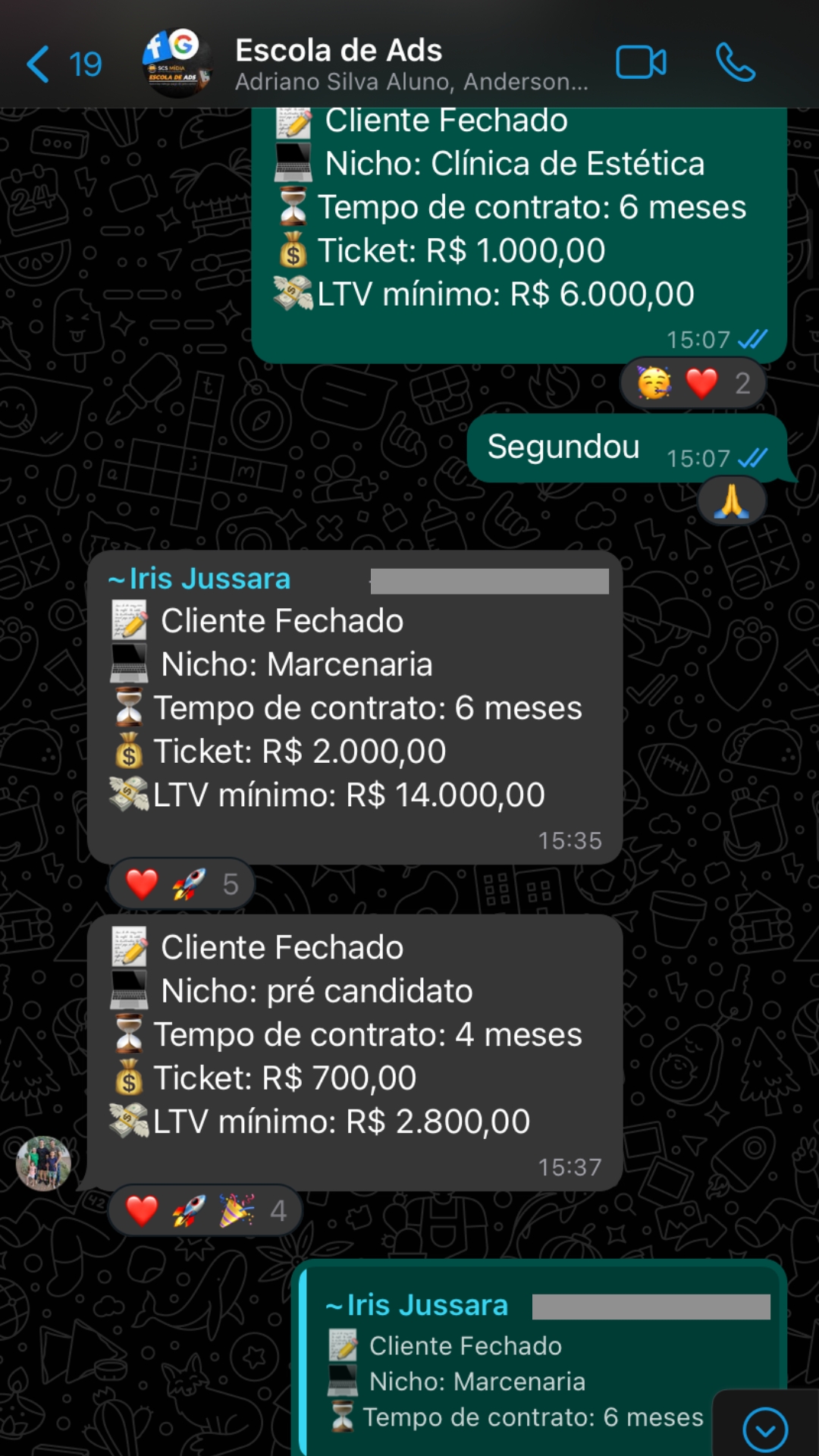 Print de depoimento 03