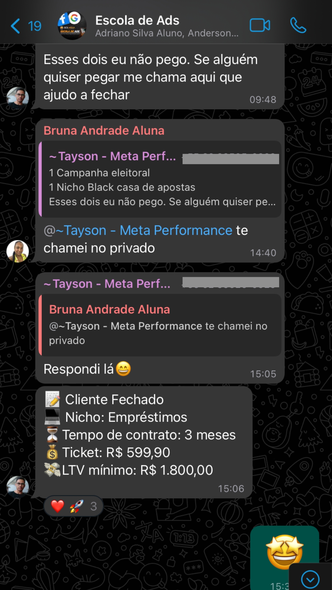 Print de depoimento 05