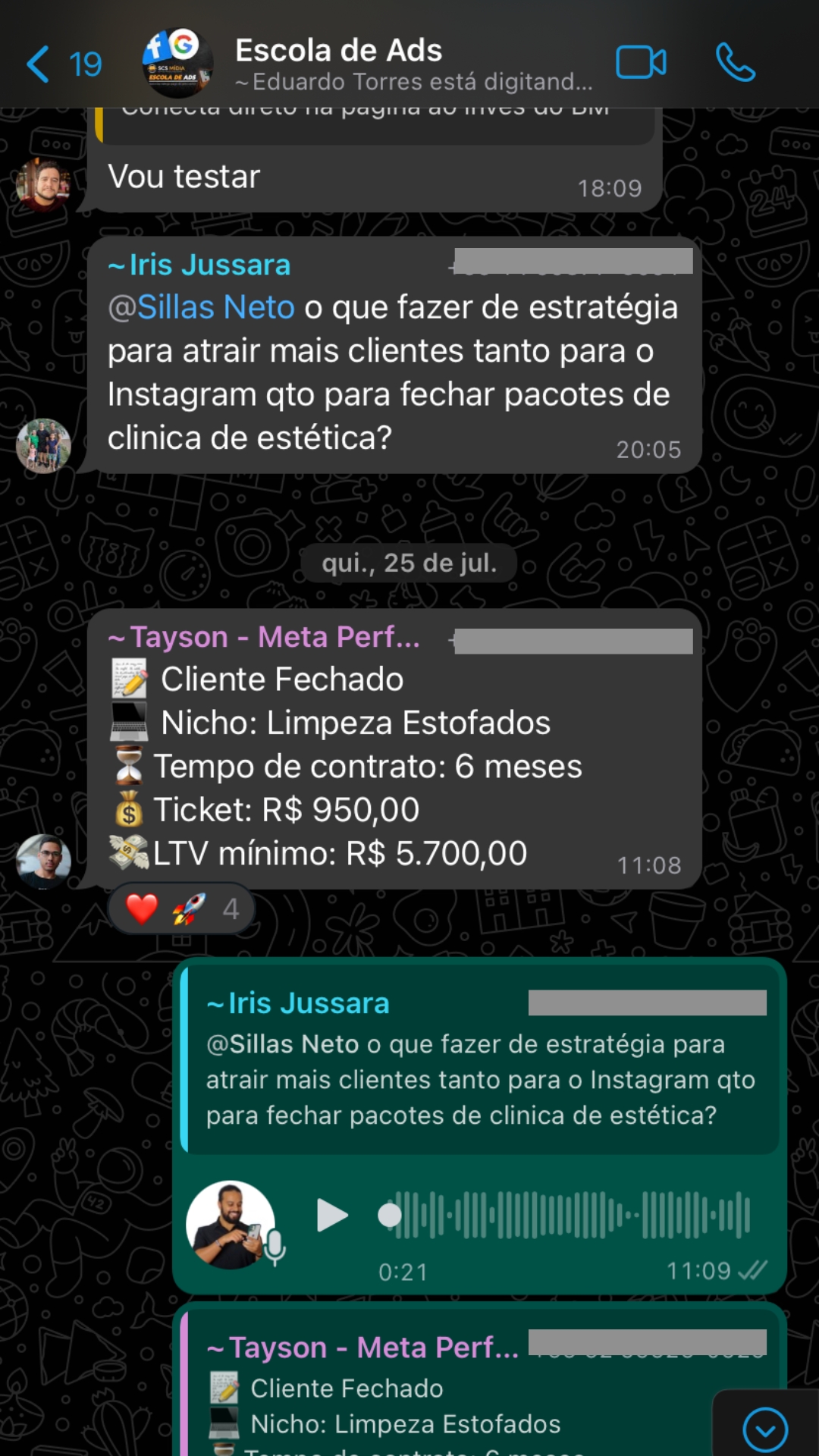 Print de depoimento 05