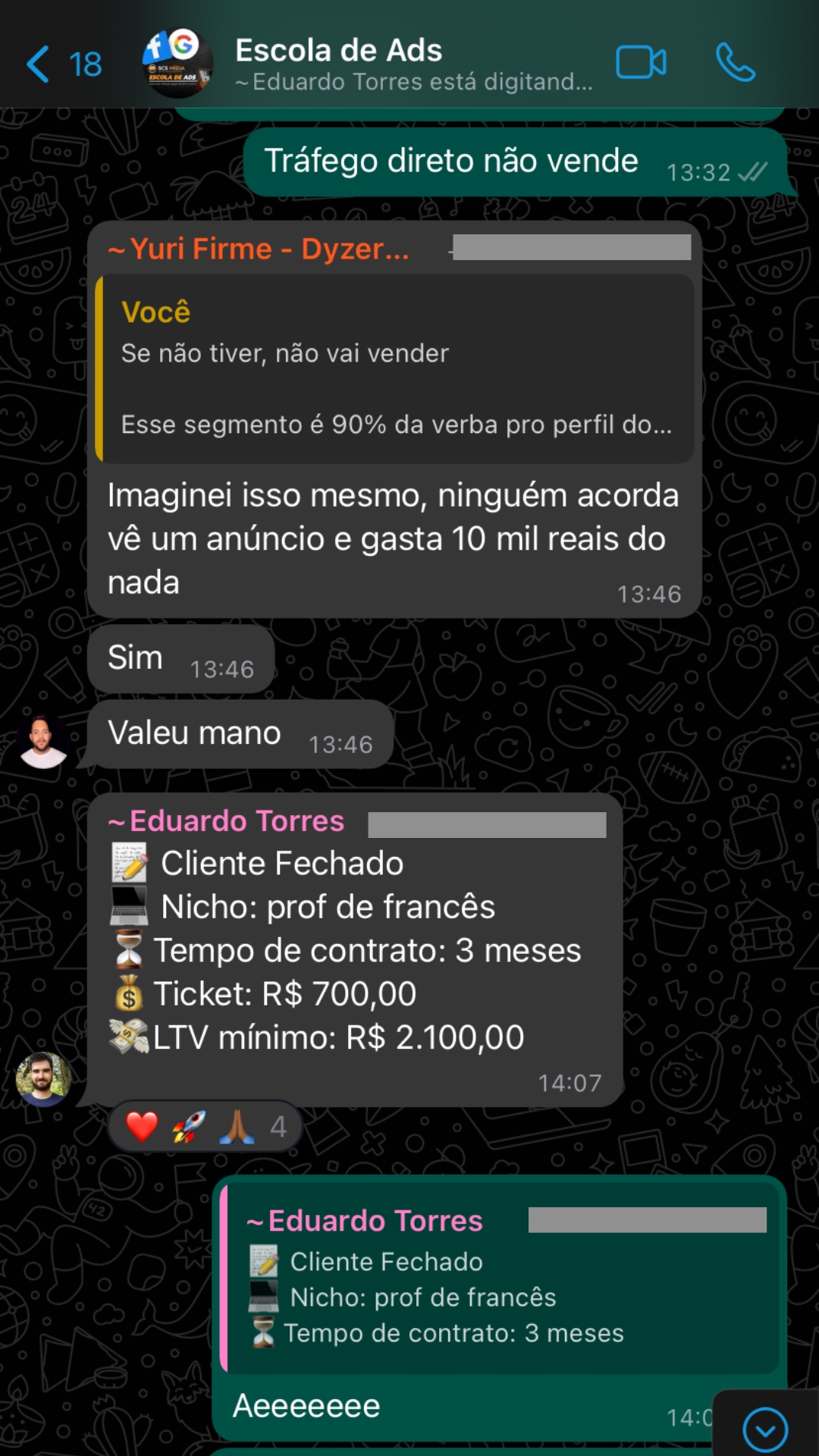 Print de depoimento 05