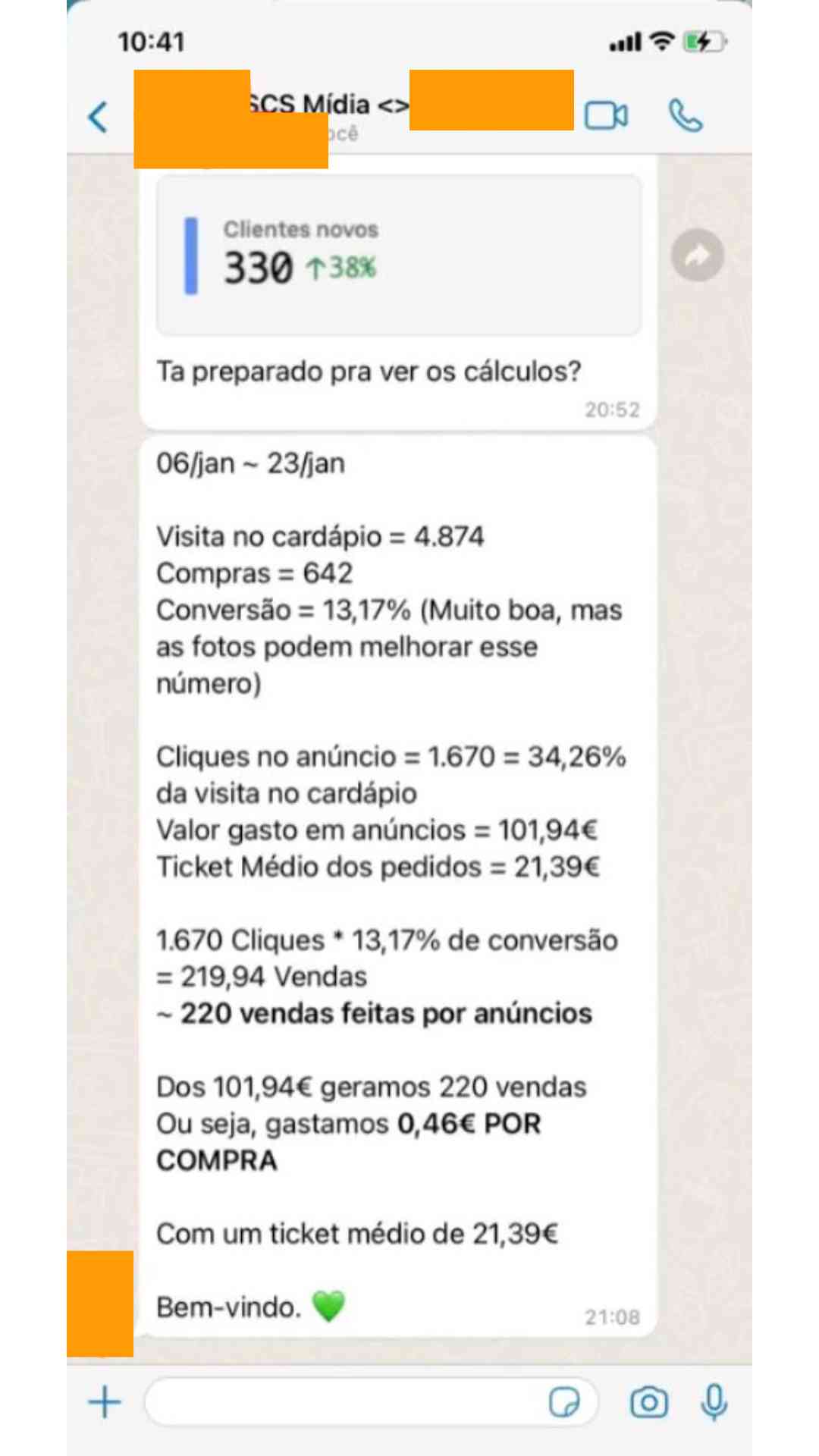 Depoimento vertical de cliente da SCS Mídia